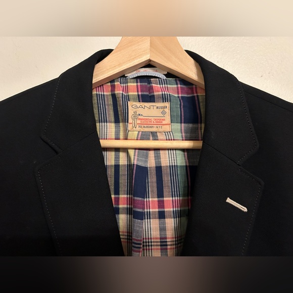 Gant Rugger “The Hopsack” blazer, navy wool, EU 54/US 44 - Picture 3 of 10